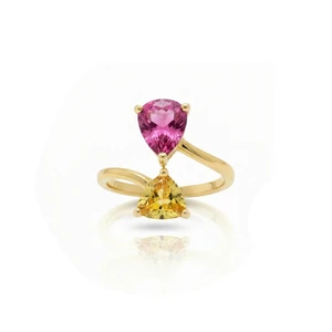 Kaleidoscope Amethyst Ring