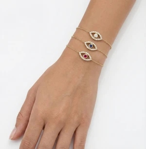 Kaleidoscope Evil Eye Bracelet