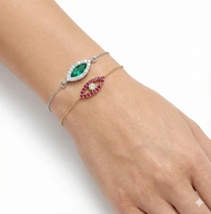 Kaleidoscope Evil Eye Bracelet