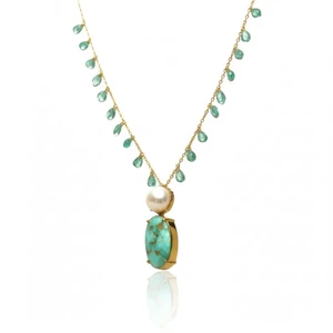 Drop Blue-Sky Necklace