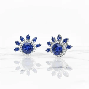 Sapphires Earrings