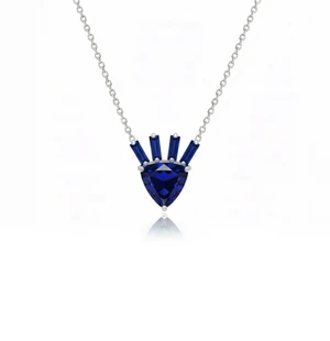 Kaleidoscope Iolite Necklace