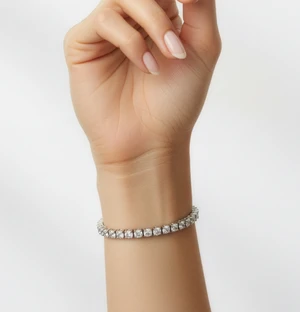 Forever Tennis Bracelet – White Gold